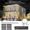 imageAmyHomie Warm White Christmas Lights 108Ft 300LED Plugin Christmas String Lights8 Modes Waterproof Fairy String Lights for Outdoor ampamp Indoor Christmas Tree Home Patio Garden Party Wedding DecorWarm White