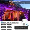 imageAmyHomie Warm White Christmas Lights 108Ft 300LED Plugin Christmas String Lights8 Modes Waterproof Fairy String Lights for Outdoor ampamp Indoor Christmas Tree Home Patio Garden Party Wedding DecorPurple