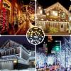 imageAmyHomie Warm White Christmas Lights 108Ft 300LED Plugin Christmas String Lights8 Modes Waterproof Fairy String Lights for Outdoor ampamp Indoor Christmas Tree Home Patio Garden Party Wedding DecorWarm White  White