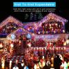 imageAmyHomie Warm White Christmas Lights 108Ft 300LED Plugin Christmas String Lights8 Modes Waterproof Fairy String Lights for Outdoor ampamp Indoor Christmas Tree Home Patio Garden Party Wedding DecorWarm White  Multicolor