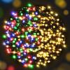 imageAmyHomie Warm White Christmas Lights 108Ft 300LED Plugin Christmas String Lights8 Modes Waterproof Fairy String Lights for Outdoor ampamp Indoor Christmas Tree Home Patio Garden Party Wedding DecorWarm White  Multicolor