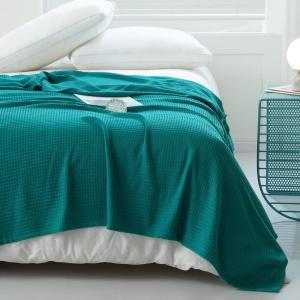 imageAmyHomie Cooling Blanket Queen Size 100 Rayon Derived from Bamboo Cool Summer Blanket for Hot Sleepers Soft Comfy Lightweight Checkered Blankets for All SeasonsTangerine Pink 90x90Teal