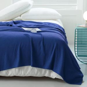 imageAmyHomie Cooling Blanket Queen Size 100 Rayon Derived from Bamboo Cool Summer Blanket for Hot Sleepers Soft Comfy Lightweight Checkered Blankets for All SeasonsTangerine Pink 90x90Blue Violet