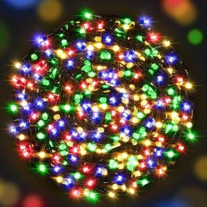 imageAmyHomie Warm White Christmas Lights 108Ft 300LED Plugin Christmas String Lights8 Modes Waterproof Fairy String Lights for Outdoor ampamp Indoor Christmas Tree Home Patio Garden Party Wedding DecorMulticolor