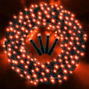 imageAmyHomie Warm White Christmas Lights 108Ft 300LED Plugin Christmas String Lights8 Modes Waterproof Fairy String Lights for Outdoor ampamp Indoor Christmas Tree Home Patio Garden Party Wedding DecorOrange