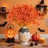 imageAmyHomie 32 Bundles Artificial Fall Flowers for Outdoors