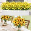 imageAmyHomie 2 Bunches Artificial Sunflower Bouquets and 20 Bundles Yellow Fall Artificial Flowers for Outdoor Fall Decor
