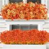 imageAmyHomie 32 Bundles Artificial Fall Flowers for Outdoors