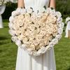 image:imageAmyHomie 48 PCS Black Roses Velvet Realistic Artificial Flowers with Bendable Stems for Wedding Bouquets Baby Shower Party Home Decor Fake Flowers Gifts for Valentines Mothers Day Womens DayChampagne