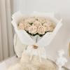image:imageAmyHomie 48 PCS Black Roses Velvet Realistic Artificial Flowers with Bendable Stems for Wedding Bouquets Baby Shower Party Home Decor Fake Flowers Gifts for Valentines Mothers Day Womens DayChampagne