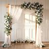 image:imageAmyHomie 48 PCS Black Roses Velvet Realistic Artificial Flowers with Bendable Stems for Wedding Bouquets Baby Shower Party Home Decor Fake Flowers Gifts for Valentines Mothers Day Womens DayWhite